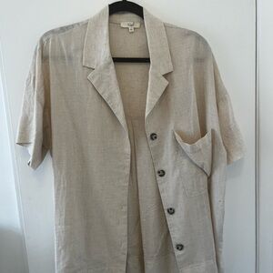 Casual Beige Men's Jacket